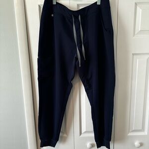 Figs Navy Womens Jogger Scrubs